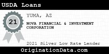 NOVA FINANCIAL & INVESTMENT CORPORATION USDA Loans silver