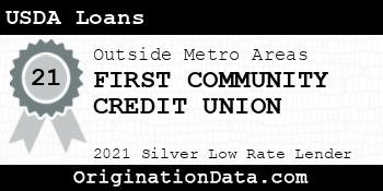 FIRST COMMUNITY CREDIT UNION USDA Loans silver