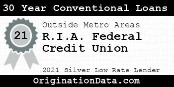 R.I.A. Federal Credit Union 30 Year Conventional Loans silver