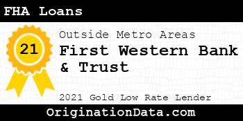 First Western Bank & Trust FHA Loans gold