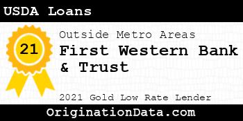 First Western Bank & Trust USDA Loans gold