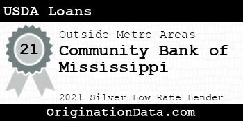 Community Bank of Mississippi USDA Loans silver