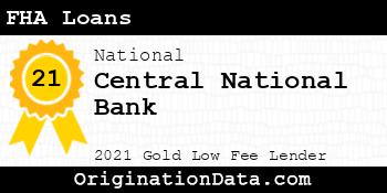 Central National Bank FHA Loans gold
