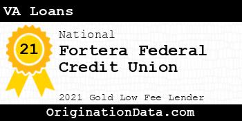 Fortera Federal Credit Union VA Loans gold