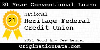 Heritage Federal Credit Union 30 Year Conventional Loans gold