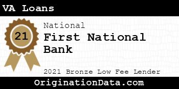 First National Bank VA Loans bronze