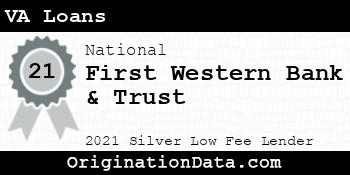 First Western Bank & Trust VA Loans silver
