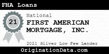 FIRST AMERICAN MORTGAGE  FHA Loans silver