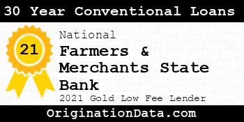 Farmers & Merchants State Bank 30 Year Conventional Loans gold