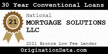 MORTGAGE SOLUTIONS 30 Year Conventional Loans bronze