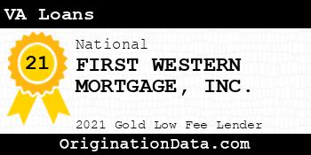FIRST WESTERN MORTGAGE VA Loans gold