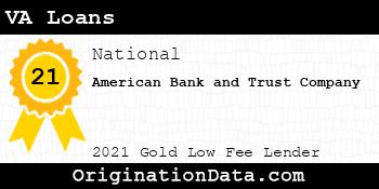 American Bank and Trust Company VA Loans gold