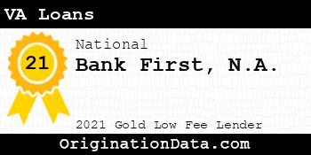 Bank First N.A. VA Loans gold