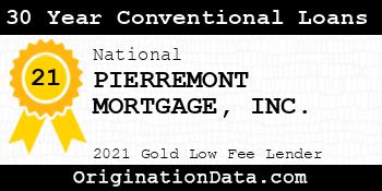 PIERREMONT MORTGAGE 30 Year Conventional Loans gold
