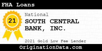 SOUTH CENTRAL BANK  FHA Loans gold