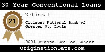 Citizens National Bank of Greater St. Louis 30 Year Conventional Loans bronze