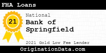 Bank of Springfield FHA Loans gold