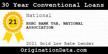 HSBC BANK USA NATIONAL ASSOCIATION 30 Year Conventional Loans gold