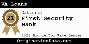 First Security Bank VA Loans bronze