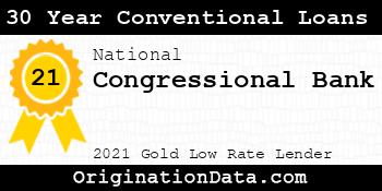 Congressional Bank 30 Year Conventional Loans gold