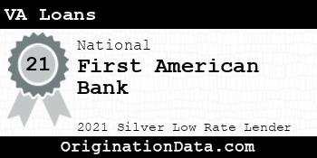 First American Bank VA Loans silver