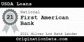 First American Bank USDA Loans silver