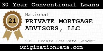 PRIVATE MORTGAGE ADVISORS 30 Year Conventional Loans bronze