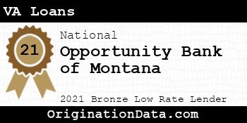 Opportunity Bank of Montana VA Loans bronze