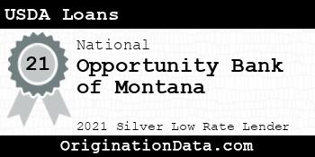 Opportunity Bank of Montana USDA Loans silver