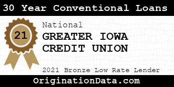 GREATER IOWA CREDIT UNION 30 Year Conventional Loans bronze