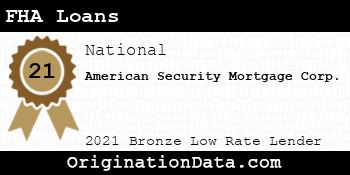 American Security Mortgage Corp. FHA Loans bronze