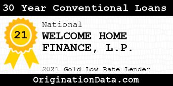 WELCOME HOME FINANCE L.P. 30 Year Conventional Loans gold