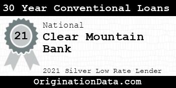 Clear Mountain Bank 30 Year Conventional Loans silver