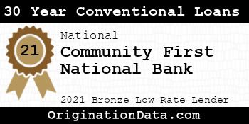 Community First National Bank 30 Year Conventional Loans bronze