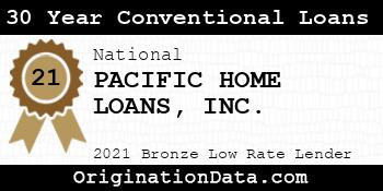 PACIFIC HOME LOANS 30 Year Conventional Loans bronze