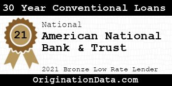 American National Bank & Trust 30 Year Conventional Loans bronze