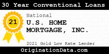 U.S. HOME MORTGAGE 30 Year Conventional Loans gold