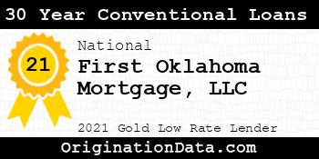 First Oklahoma Mortgage 30 Year Conventional Loans gold