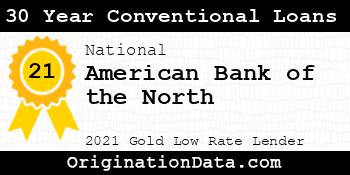 American Bank of the North 30 Year Conventional Loans gold