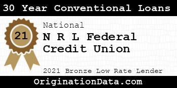 N R L Federal Credit Union 30 Year Conventional Loans bronze