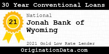 Jonah Bank of Wyoming 30 Year Conventional Loans gold