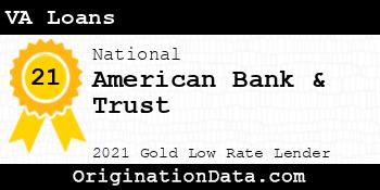 American Bank & Trust VA Loans gold