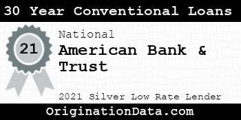 American Bank & Trust 30 Year Conventional Loans silver