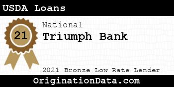 Triumph Bank USDA Loans bronze