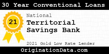 Territorial Savings Bank 30 Year Conventional Loans gold