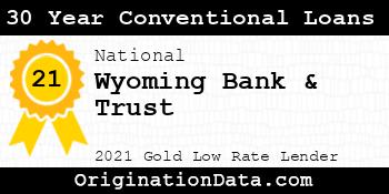 Wyoming Bank & Trust 30 Year Conventional Loans gold
