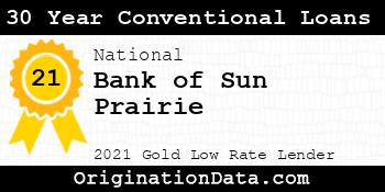 Bank of Sun Prairie 30 Year Conventional Loans gold