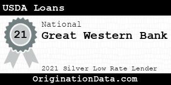 Great Western Bank USDA Loans silver
