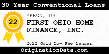 FIRST OHIO HOME FINANCE 30 Year Conventional Loans gold