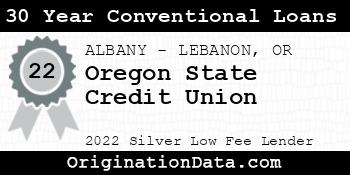 Oregon State Credit Union 30 Year Conventional Loans silver